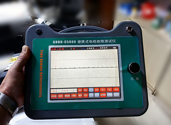 GDBN-C5000便攜式電纜故障測試儀系統界面